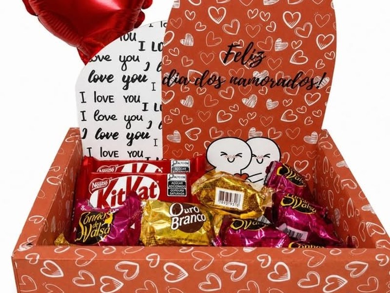 Caixas com bombons